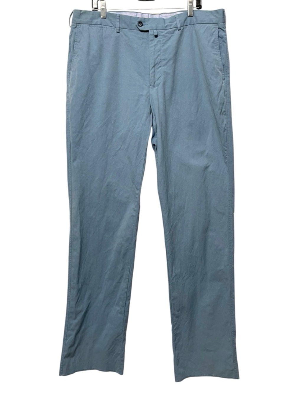 FACONNABLE Men's Light Blue Chino Pants - Classic Straight Fit 40R